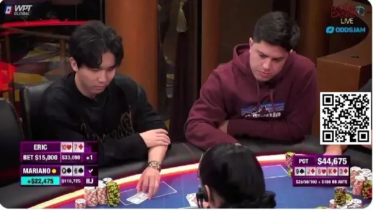 【小鱼Poker】牌局分析 | Mariano Grandoli 做出了惊人的跟注