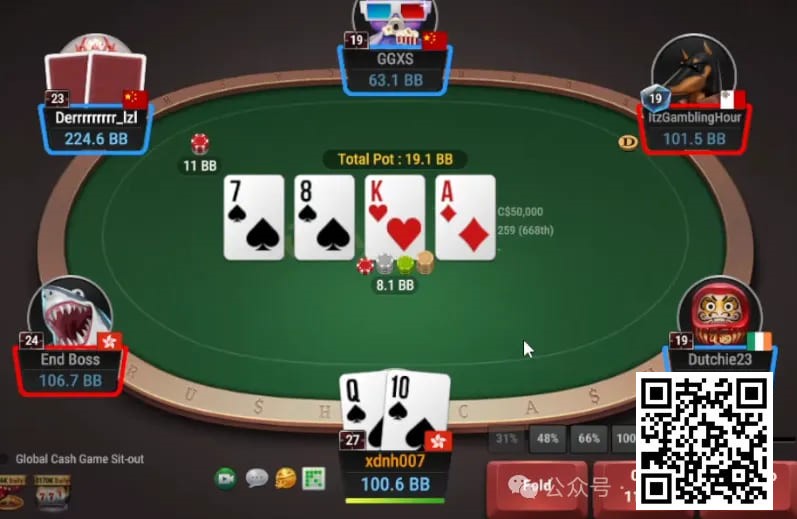 【小鱼Poker】牌局分析：转牌check raise bluff不够