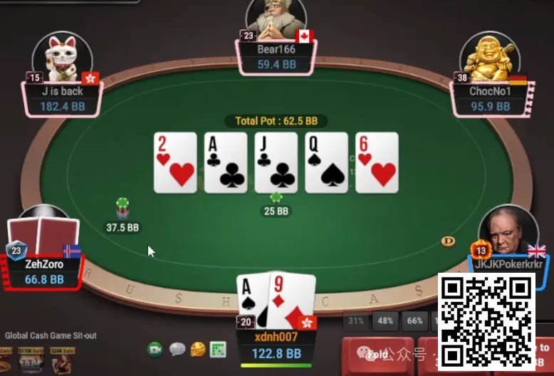 【小鱼Poker】牌局分析：不知道河牌能不能抓