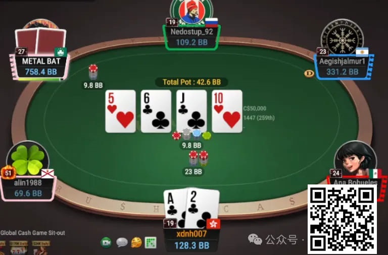 【小鱼Poker】牌局分析：转牌买花check raise，河牌中nuts，打多大？