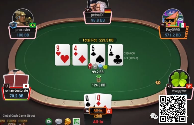 【小鱼Poker】牌局分析：4B底池，2枪打完还是3枪打完？