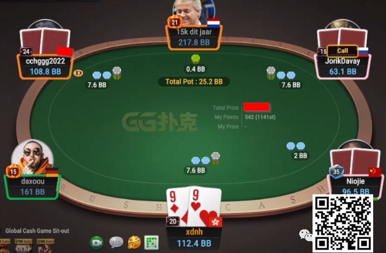 【小鱼Poker】牌局分析：3B 4人底池，高难度flop不会玩，孙老师自爆了