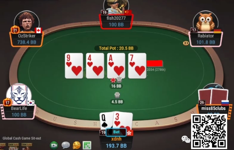 【小鱼Poker】牌局分析：偶尔玩玩垃圾牌