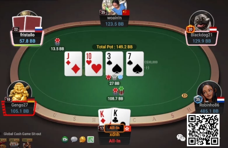 【小鱼Poker】牌局分析：3Bet底池超对check两次