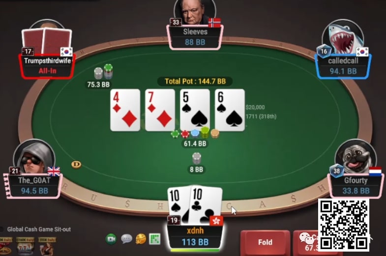 【小鱼Poker】牌局分析：3bet底池，超对被double check raise&#8230;