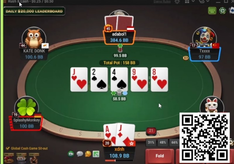 【小鱼Poker】牌局分析：成全了一条疯狗