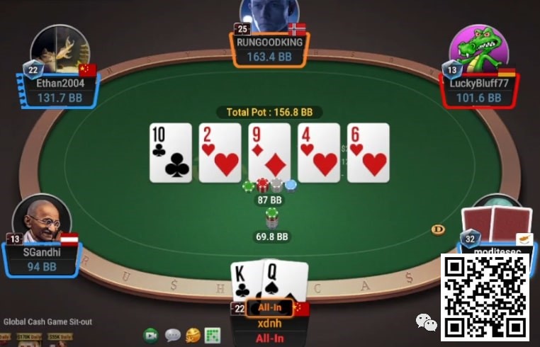 【小鱼Poker】牌局分析：看到鱼就简单粗暴