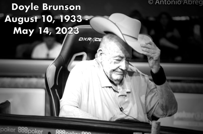 【小鱼Poker】“扑克教父”Doyle Brunson离世，享年89岁