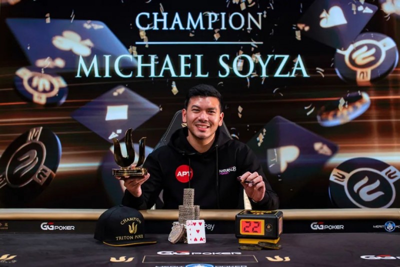 【小鱼Poker】简讯 | Michael Soyza赢得第二个Triton冠军头衔