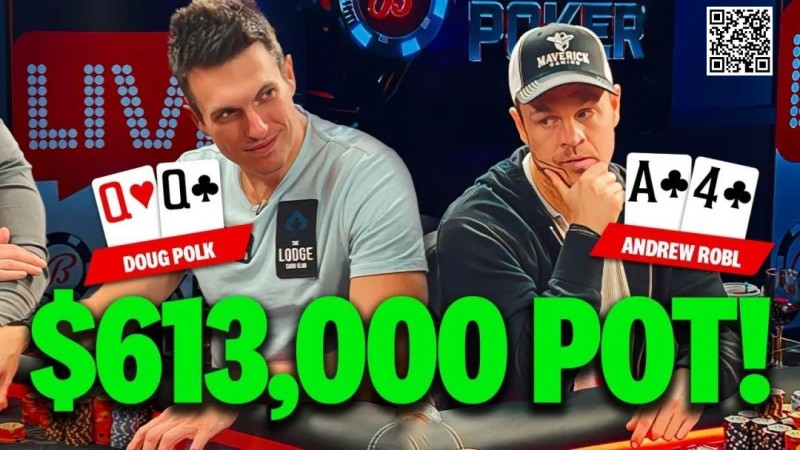 【小鱼Poker】顶Set慢打引诱坚果同花听牌全下，赢得631,000刀巨池