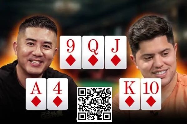 【小鱼Poker】A嗨同花撞上同花顺，两人抡出一个3000bb+底池！！！