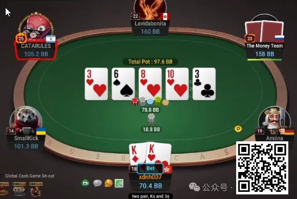 【小鱼Poker】牌局分析：杀他个回马枪