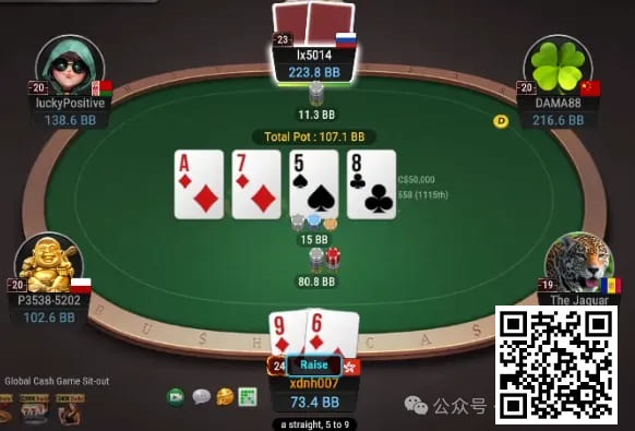 【小鱼Poker】牌局分析：转牌raise多大？