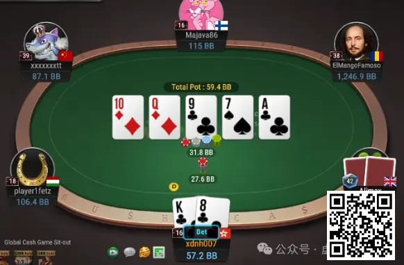 【小鱼Poker】牌局分析：要不要bluff VPIP 42的鱼？