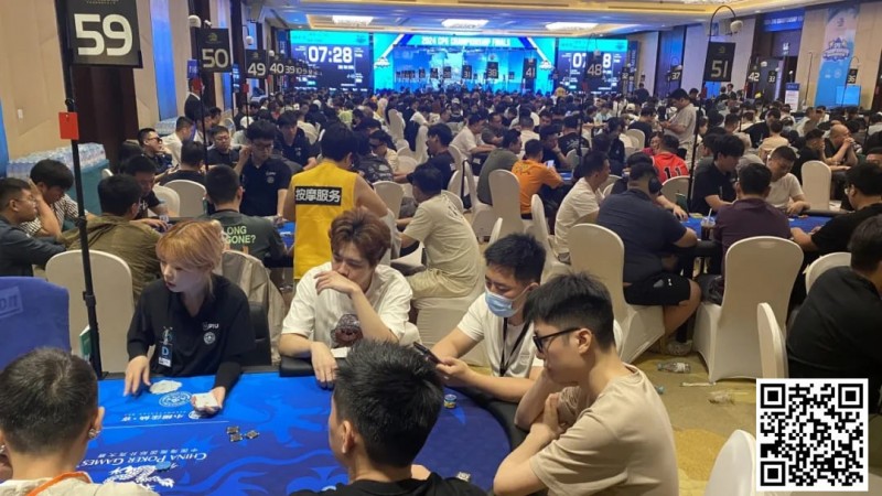 【小鱼Poker】CPG三亚总决赛斗罢艰难再出发！主赛喜迎3787人次参赛余1446人晋级 杨旭东收揽302500计分牌成C组382人领头羊