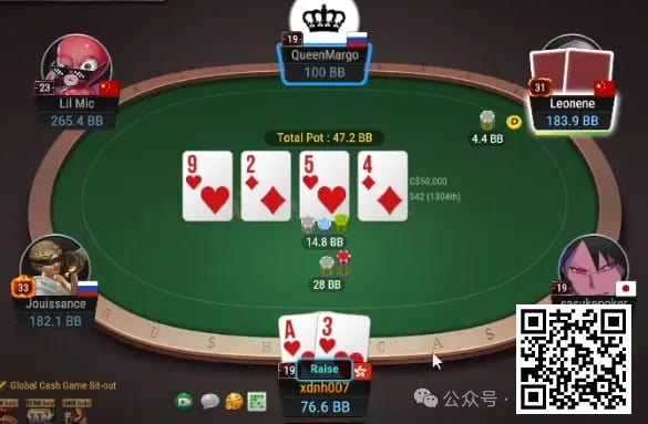 【小鱼Poker】牌局分析：double check raise造池