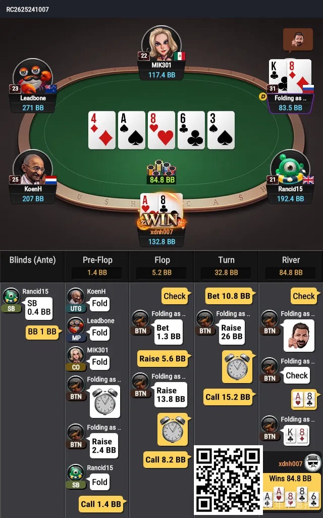 【小鱼Poker】牌局分析：翻牌被3bet，转牌donk是什么套路？