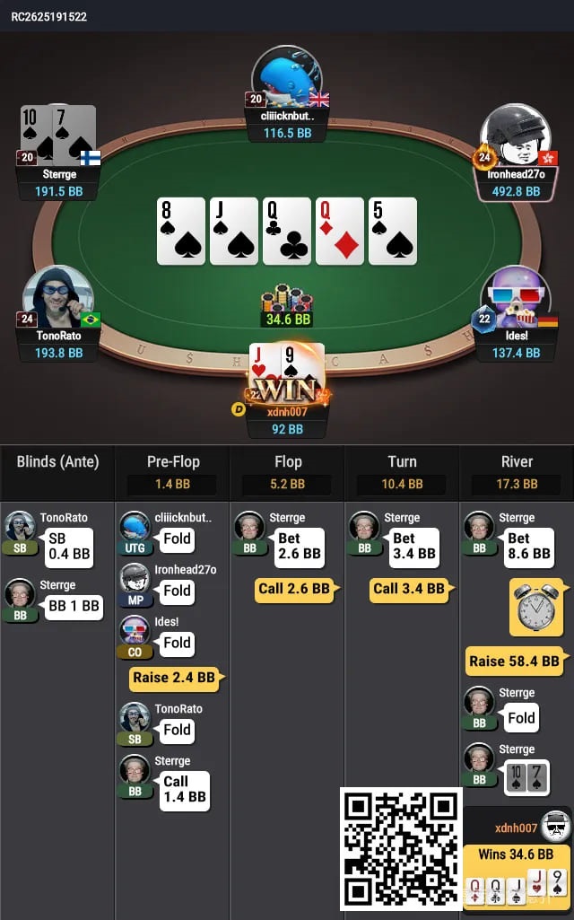 【小鱼Poker】牌局分析：Nice fold，以后请继续fold