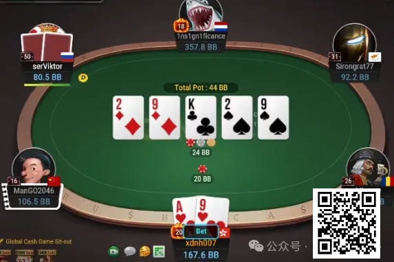 【小鱼Poker】牌局分析：你越鱼我就bet越大