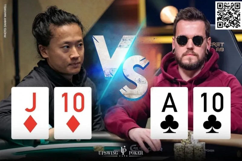 【小鱼Poker】坚果顺河牌超池全压，他只用顶对跟注却无可厚非？