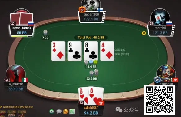 【小鱼Poker】牌局分析：满足bluff两大条件就出发