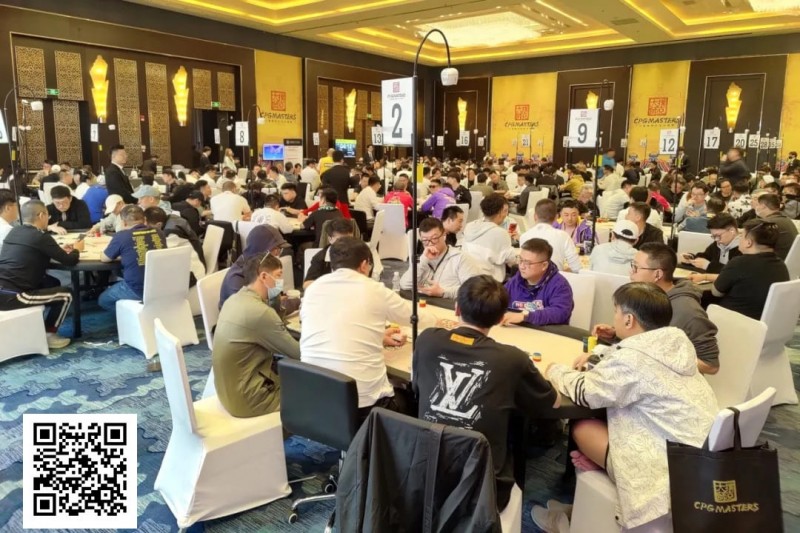 【小鱼Poker】CPG三亚大师赛 | 主赛共695人次参赛361人晋级第二轮，陈光城29.15万记分牌领跑第一轮B组