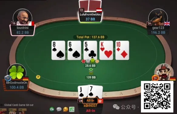 【小鱼Poker】牌局分析：3枪自爆