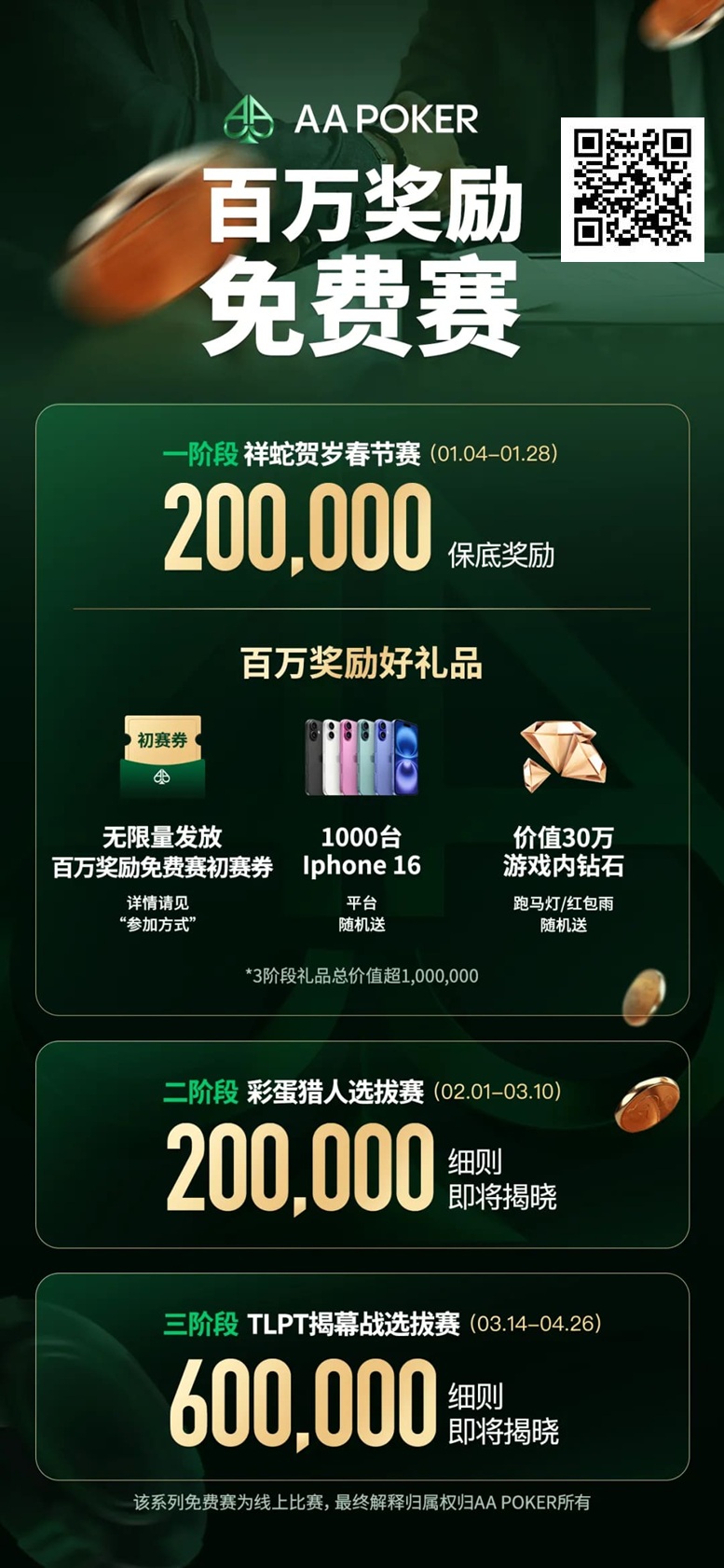 【小鱼Poker】全禁AI神器AA绿盾上线，悬赏百万寻找安全漏洞，百万免费赛开启助您成为世界冠军！