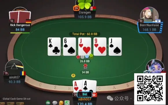 【小鱼Poker】牌局分析：薄价值打到钢板上