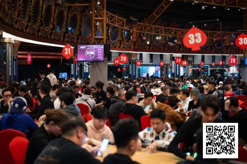 【小鱼Poker】PD15吉隆坡站 | 主赛共1992人次参赛 224人晋级第二轮，国人选手孙浩然690,000领跑全场冲击决赛圈