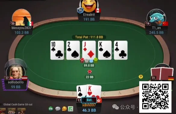 【小鱼Poker】牌局分析：挤一点是一点