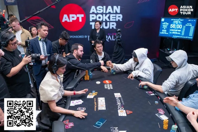 【小鱼Poker】APT马尼拉｜主赛事创菲律宾赛史纪录，中国台湾选手Po-Shou Huang领跑Day2！