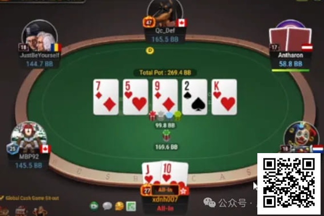 【小鱼Poker】牌局分析：有时overbluff，有时underbluff