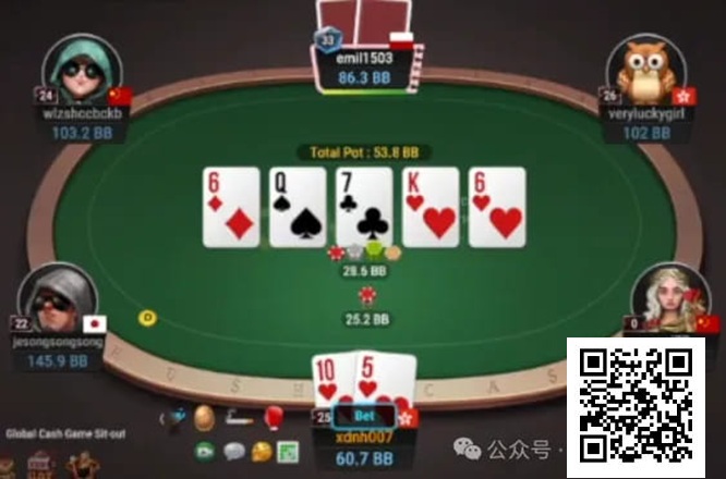 【小鱼Poker】牌局分析：开了第二枪就要开第三枪