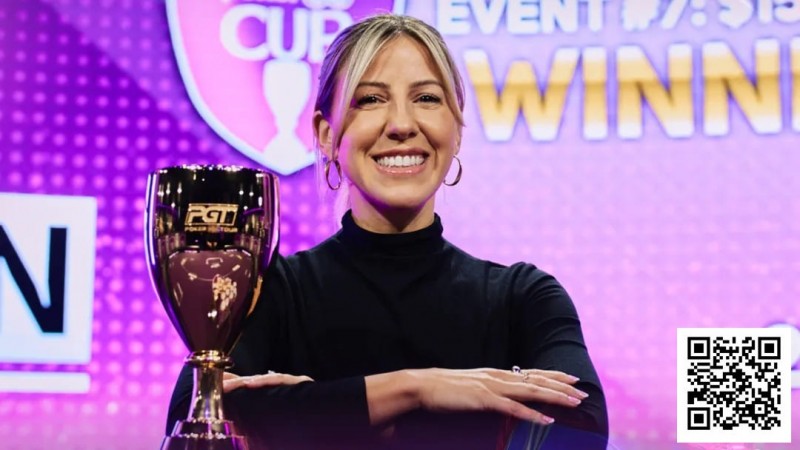 【小鱼Poker】牌局分析：Kristen Foxen凭借中对识破巨大超额下注诈唬