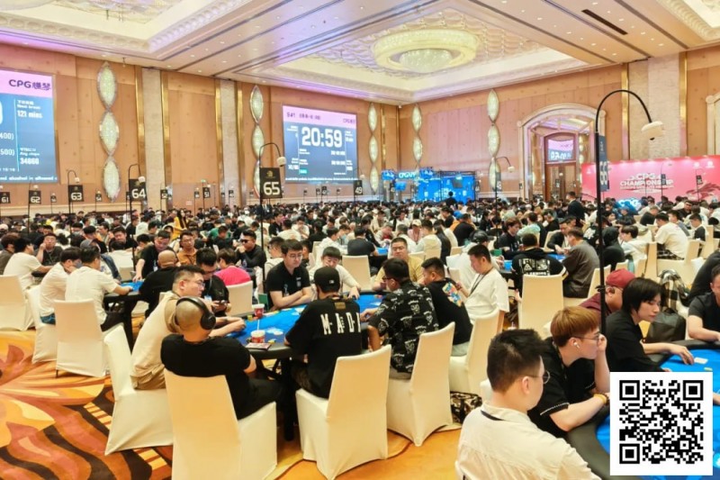 【小鱼Poker】CPG横琴选拔赛 | 盛况空前！主赛第一轮B组1016人参赛创新高，朱泽清45.5万记分牌数量领跑259人晋级