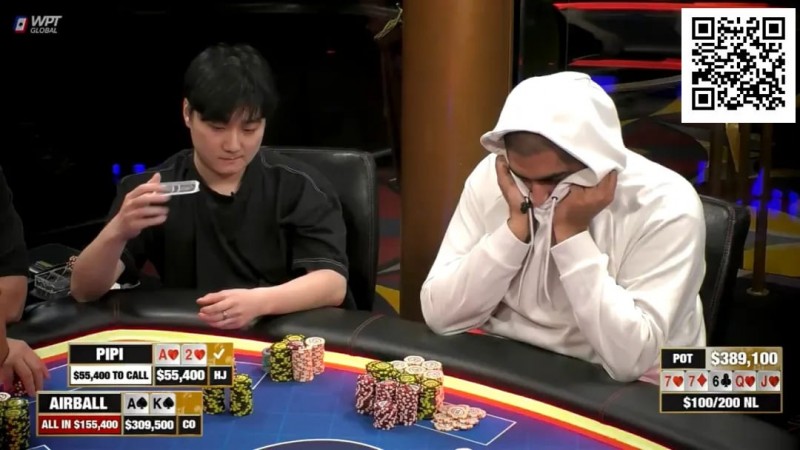 【小鱼Poker】赔率7:1，竟在6位数底池被空气牌逼得弃掉坚果同花！