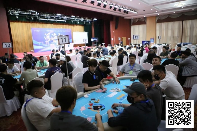 【小鱼Poker】河海杯第二日战况｜主赛B组157人水涨船高 丁俊博41.5W登顶B组记分牌榜首 携25人晋级