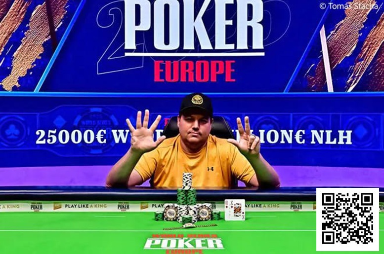 【小鱼Poker】话题 | Shaun Deeb斩获WSOP欧洲站桂冠，以八条金手链并列历史第七