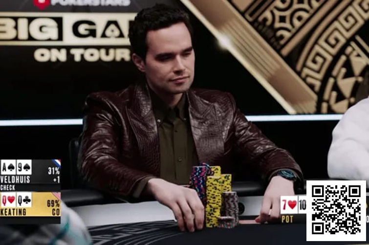 【小鱼Poker】话题 | 河牌扼杀巨池！Alan Keating与Lex Veldhuis的50万美金对决功亏一篑