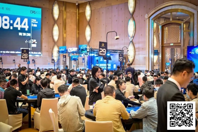 【小鱼Poker】2025CPG®横琴湾巡游赛 | 首轮战罢，主赛1780人次参赛，598人晋级第二轮，佟鑫领跑C组