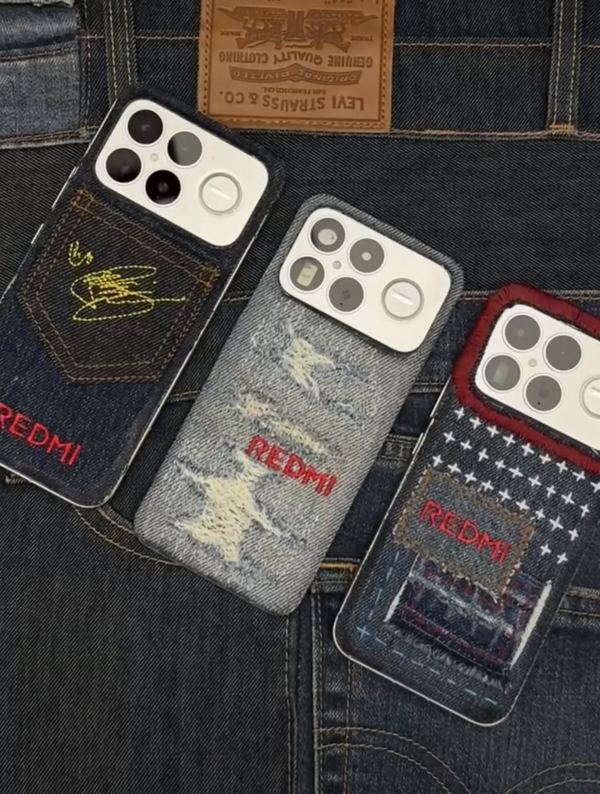 REDMI K90 Pro Max 【小鱼Poker】网友爆改REDMI手机牛仔背壳获雷军转发:这创意如何?