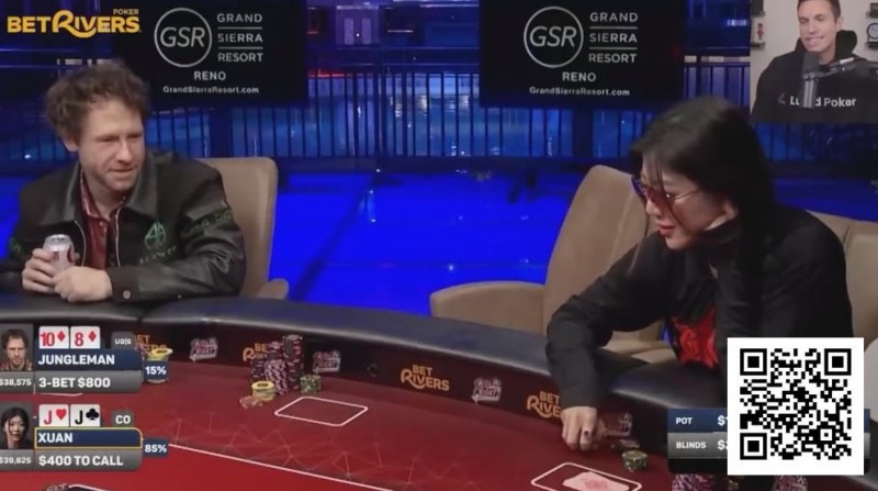 【小鱼Poker】翻前3bet和4bet尺寸有猫腻，野人精准读牌打击刘璇，看似戏谑的牌局对话暗藏深意【Polk解析】