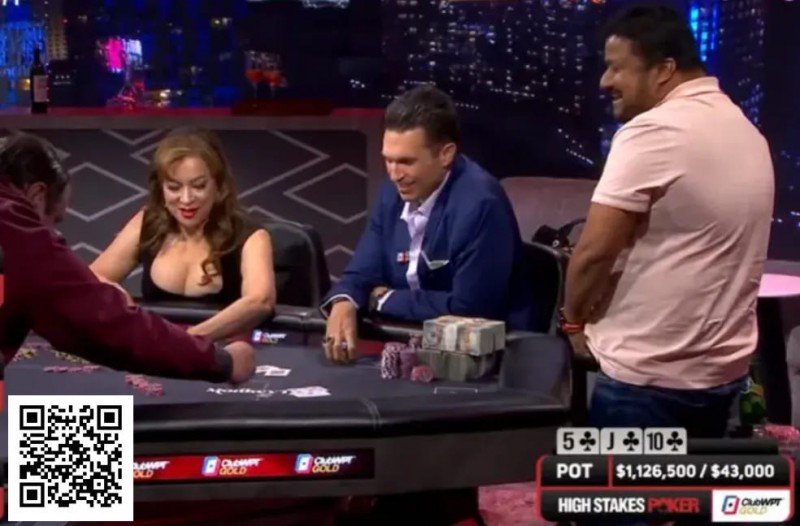 【小鱼Poker】三人翻牌全下,发四次牌争夺110万美元巨池,A高成为最大赢家