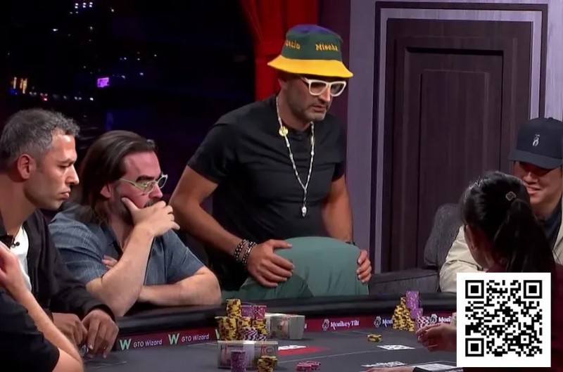 【小鱼Poker】史上最惨cooler之一!A葫芦撞四条8,魔术师豪夺82W刀巨池!