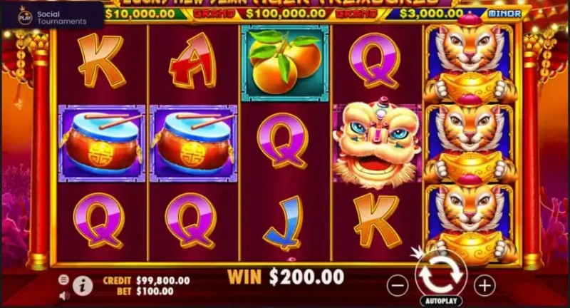 【小鱼扑克】大发娱乐国风主题老虎机力作——舞狮送财深度介绍