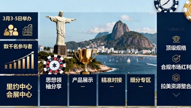 【小鱼扑克】2026 里约 SBC 峰会重磅登场 数千人共探巴西博彩新机遇