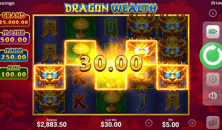 【小鱼扑克】大发娱乐全新巨作《金龙吐珠》——巨龙守护，财富绽放