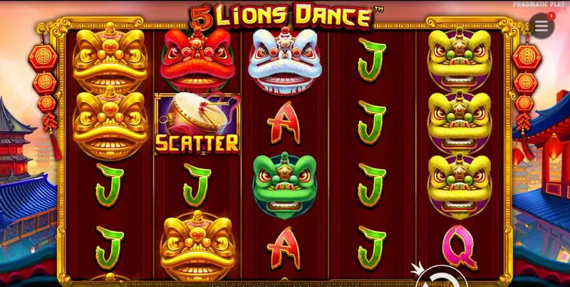 【小鱼扑克】大发娱乐全新巨献《五狮团拜》——新春贺岁，好运连连