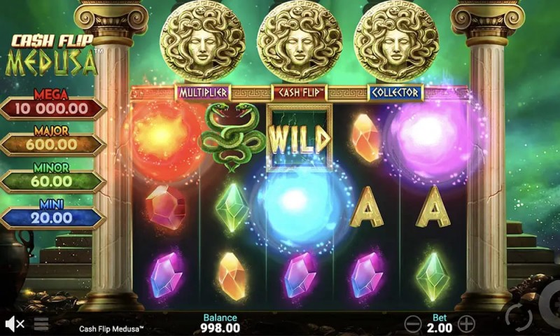 【小鱼扑克】《美杜莎》强势上线大发娱乐城 —— 穿越神话时空，直面蛇发女王的诅咒挑战